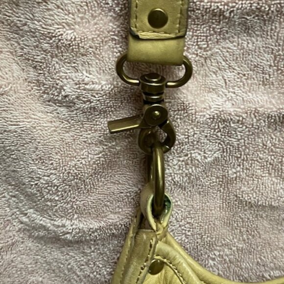 Nice Gently Used Frye Banana colored Handbag and matching wallet - Picture 8 of 15